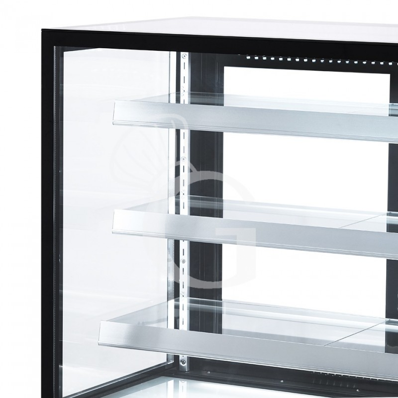 Vetrina Refrigerata Ventilata 670 LT +2°C/+8°C 4 lati vetro, L 1520 mm