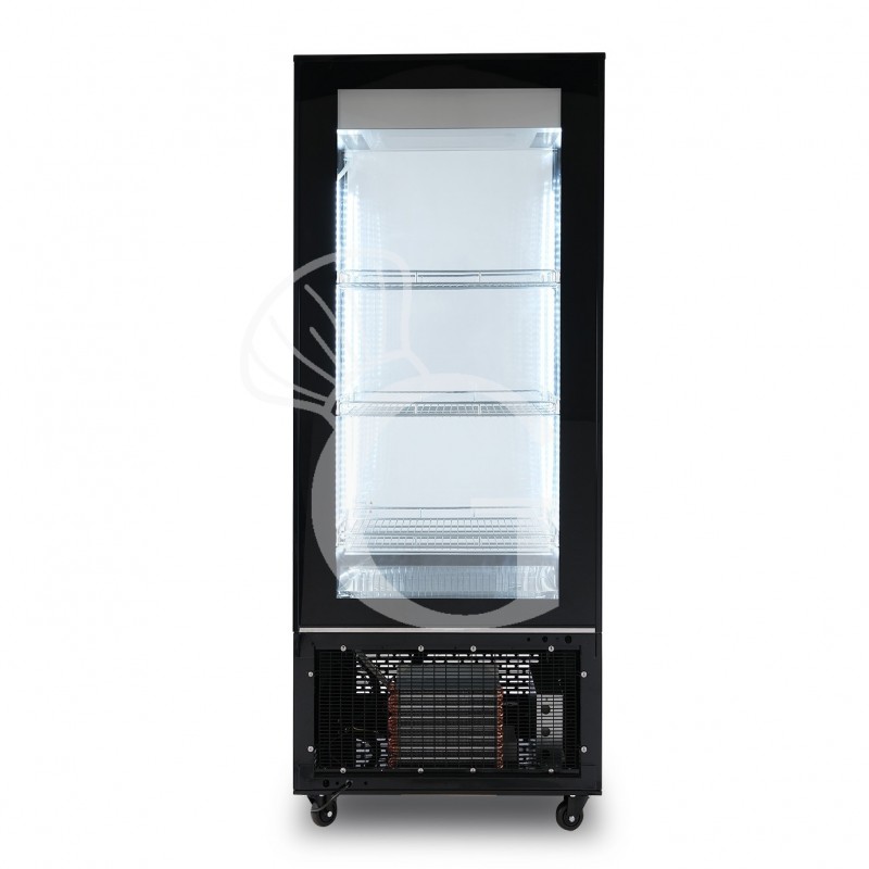 espositore refrigerato ventilato color nero 400 lt 13c 22c classe energetica b