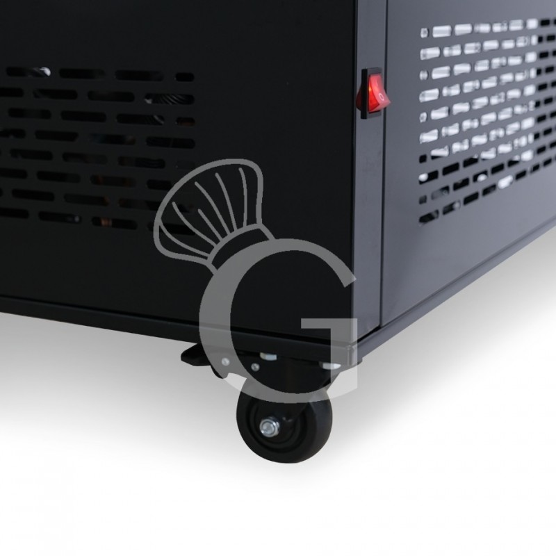 espositore refrigerato ventilato color nero 400 lt 13c 22c classe energetica b