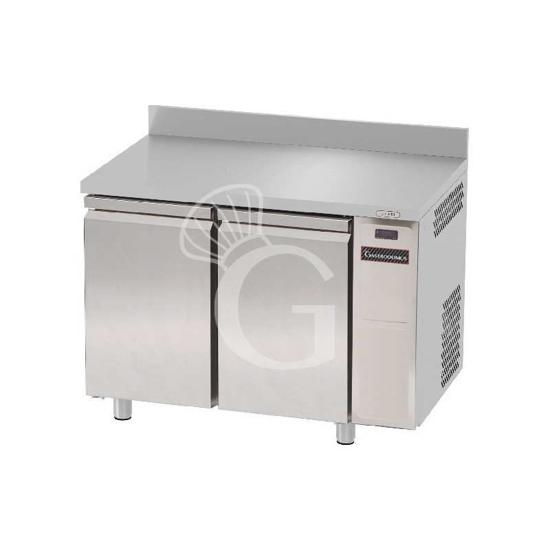 Tavolo Refrigerato 2 porte con alzatina Prof. 600 mm 0°C/+10°C motore remoto