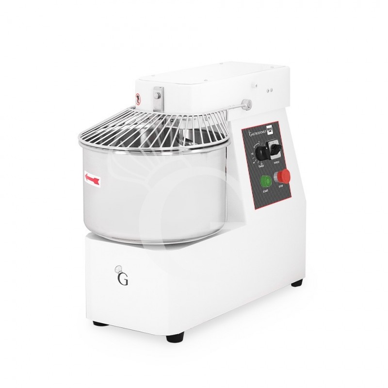 Impastatrice a testa e vasca fisse - 20 LT - Monofase - 1 velocità