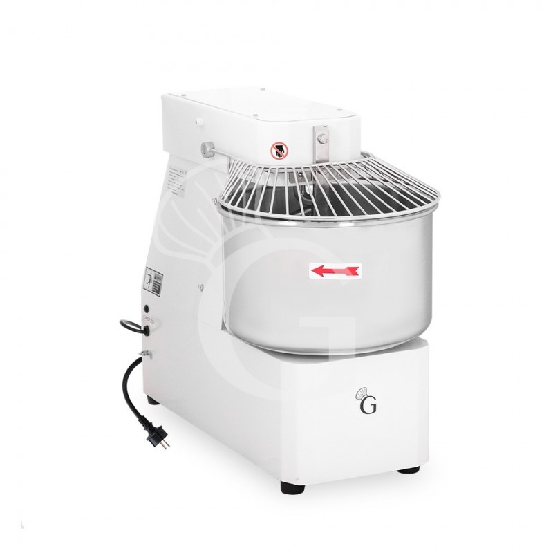 Impastatrice a testa e vasca fisse - 20 LT - Monofase - 1 velocità