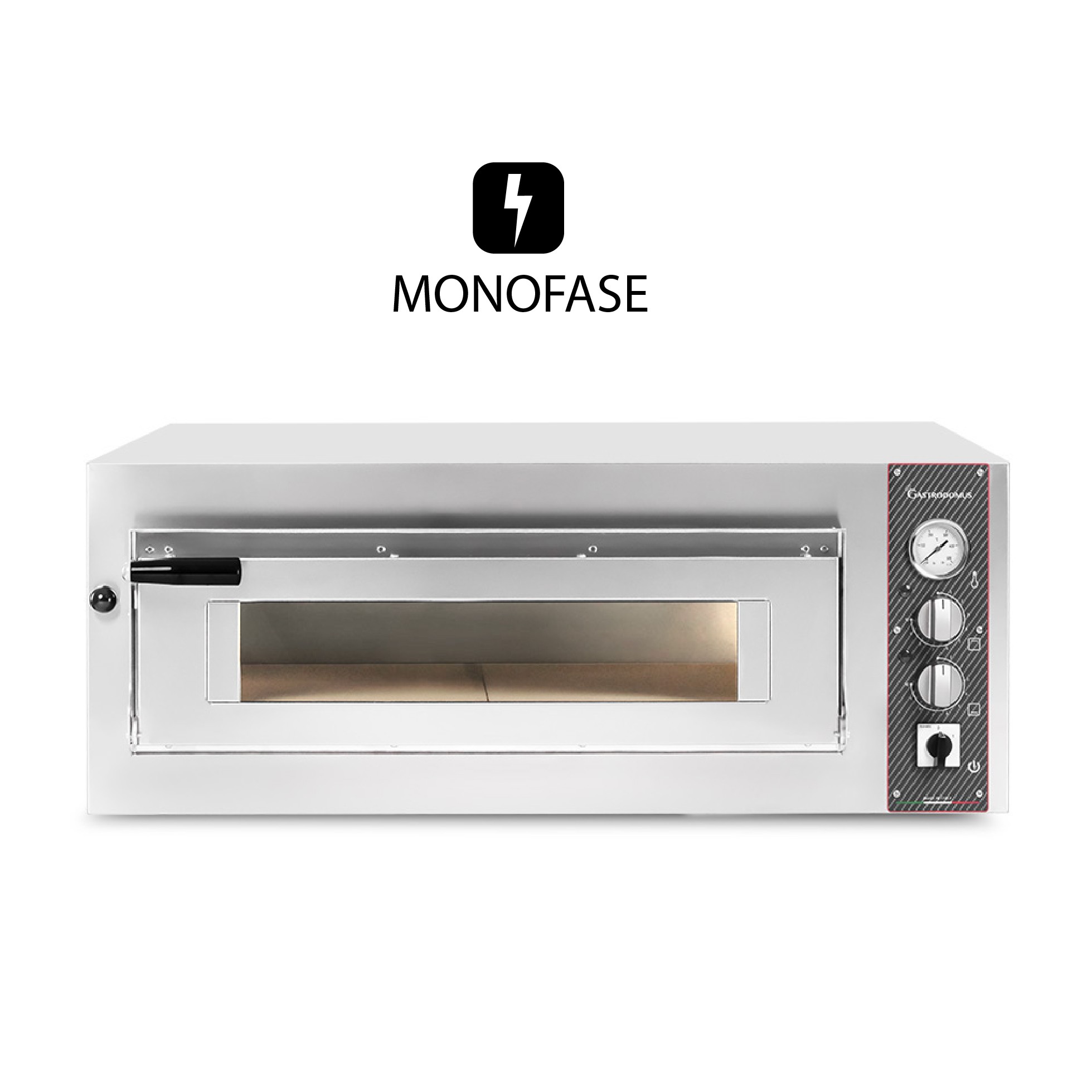 Supplemento per configurazione a voltaggio monofase su forno pizza modello Virex4