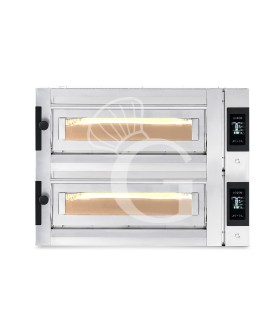 Forno Elettrico per 6+6 pizze diametro 350 mm 2 camere controllo digitale  17,7 Kw