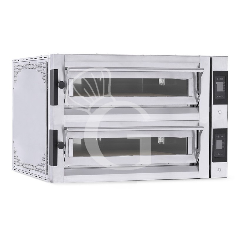 Forno Elettrico per 9+9 pizze diametro 350 mm 2 camere controllo touch 27,3 Kw