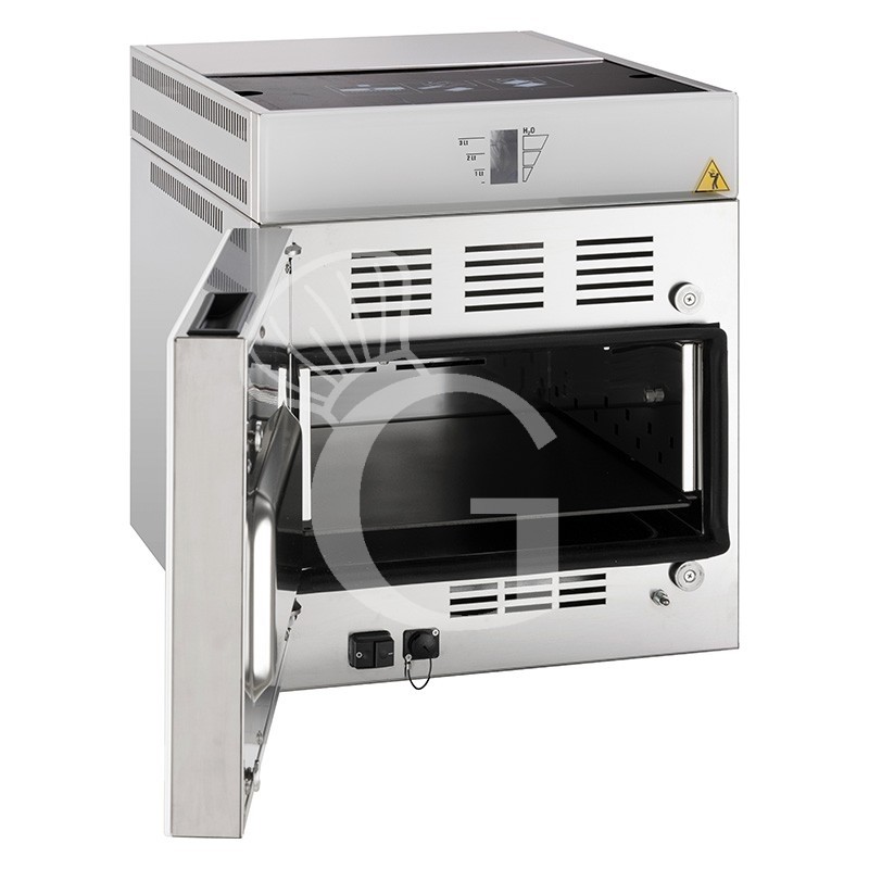 Forno rapido elettrico a convezione combinato vapore, porta bandiera, comandi touch screen, monofase