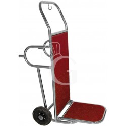 Gevenit - Carrello Portavaligie Open Inox in Acciaio Inox Dorato