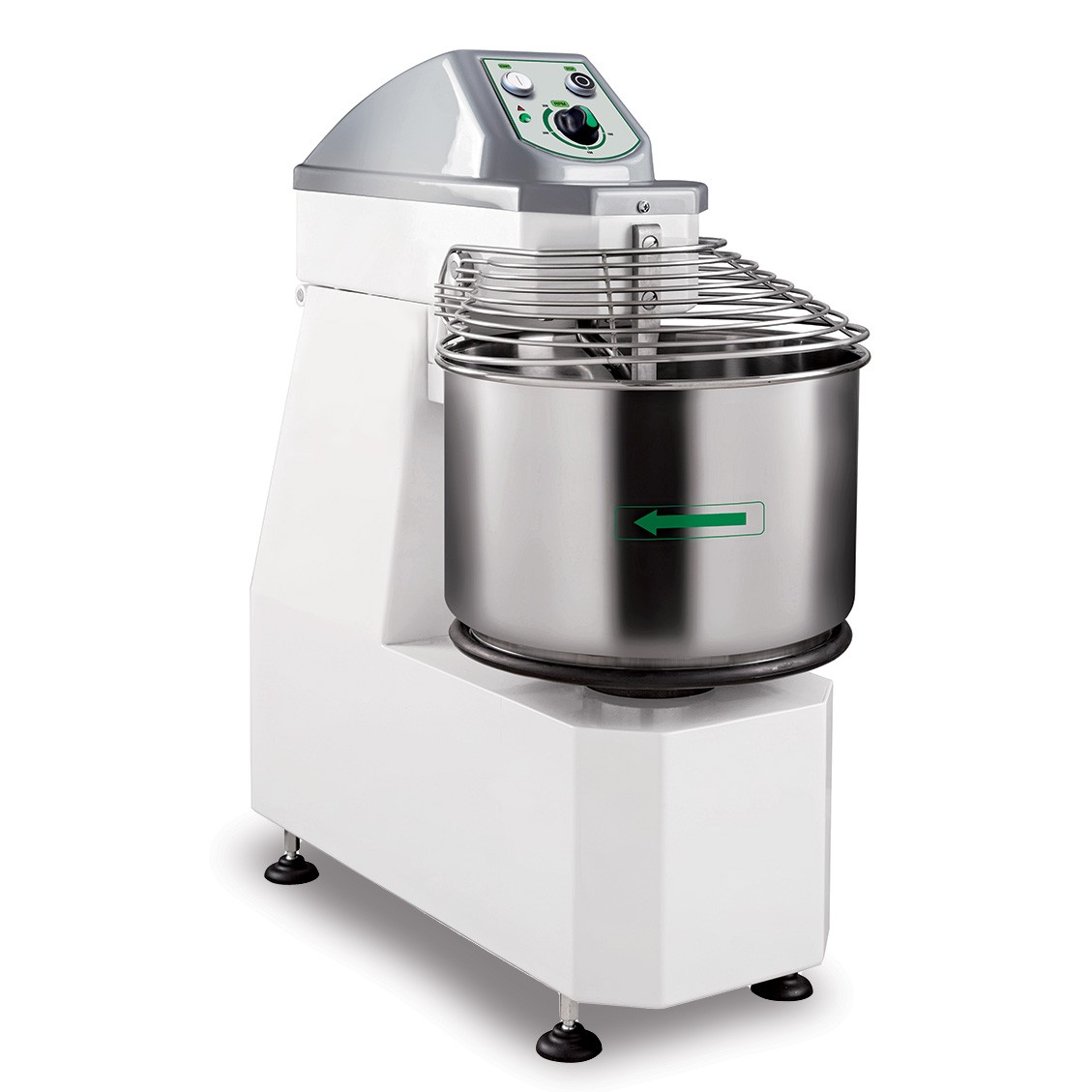 Impastatrice ad elevata idratazione testa e vasca fissa - 22LT - Monofase - velocità variabile