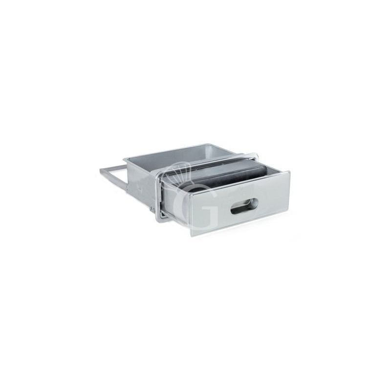 2°Cassetto batti filtro in acciaio inox 2°Cassetto batti filtro in acciaio inox