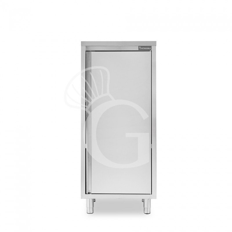 Armadio inox con 1 porta battente, 2 ripiani, L 600 x P 600 x H 1500 mm Armadio inox con 1 porta battente, 2 ripiani, L 600 x P 600 x H 1500 mm