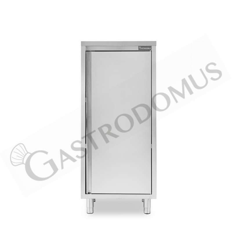 Armadio inox con 1 porta battente, 2 ripiani, L 600 x P 700 x H 1500 mm Armadio inox con 1 porta battente, 2 ripiani, L 600 x P 700 x H 1500 mm