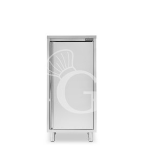 Armadio inox con 1 porta battente, 2 ripiani, L 700 x P 700 x H 1500 mm