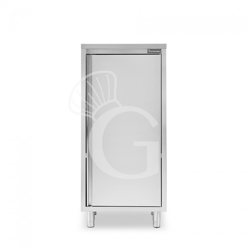 Armadio inox con 1 porta battente, 2 ripiani, L 700 x P 700 x H 1500 mm Armadio inox con 1 porta battente, 2 ripiani, L 700 x P 700 x H 1500 mm