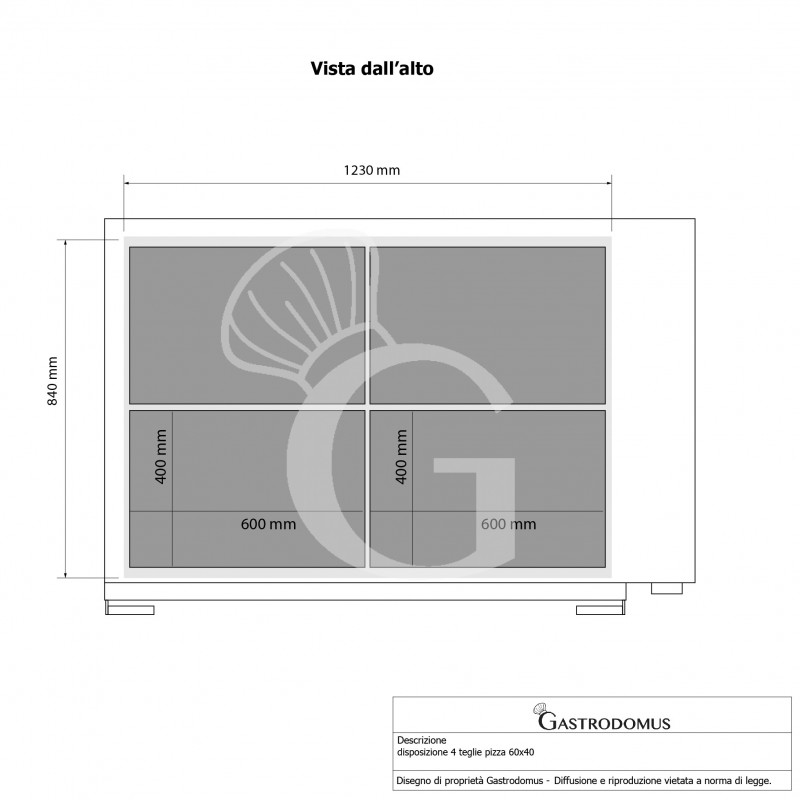 Forno Elettrico porta vetro 8 teglie 600x400 o 12 pizze diametro 400 mm 2 camere orizzontali controllo meccanico