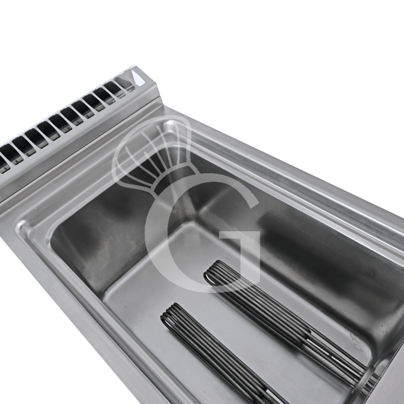 Cuocipasta professionale elettrico su mobile chiuso 1 vasca 40 LT L 400 mm x P 900 mm x H 870 mm
