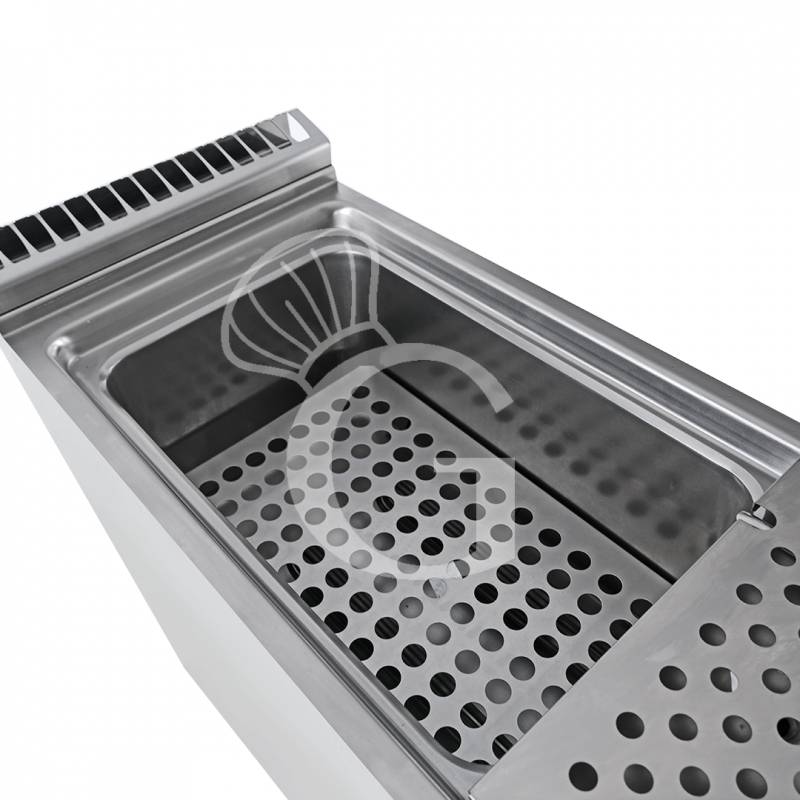 Cuocipasta professionale elettrico su mobile chiuso 1 vasca 40 LT L 400 mm x P 900 mm x H 870 mm