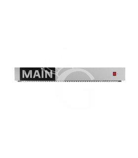 Cappa inox per forno pizza - L 1385 mm x P 1235 mm x H 120 mm