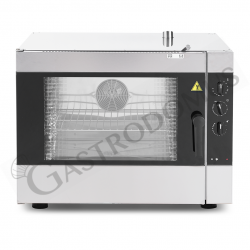 Forno elettrico a convezione, comandi elettromeccanici con umidificatore, per 5 teglie GN1/1 o 600x400 mm