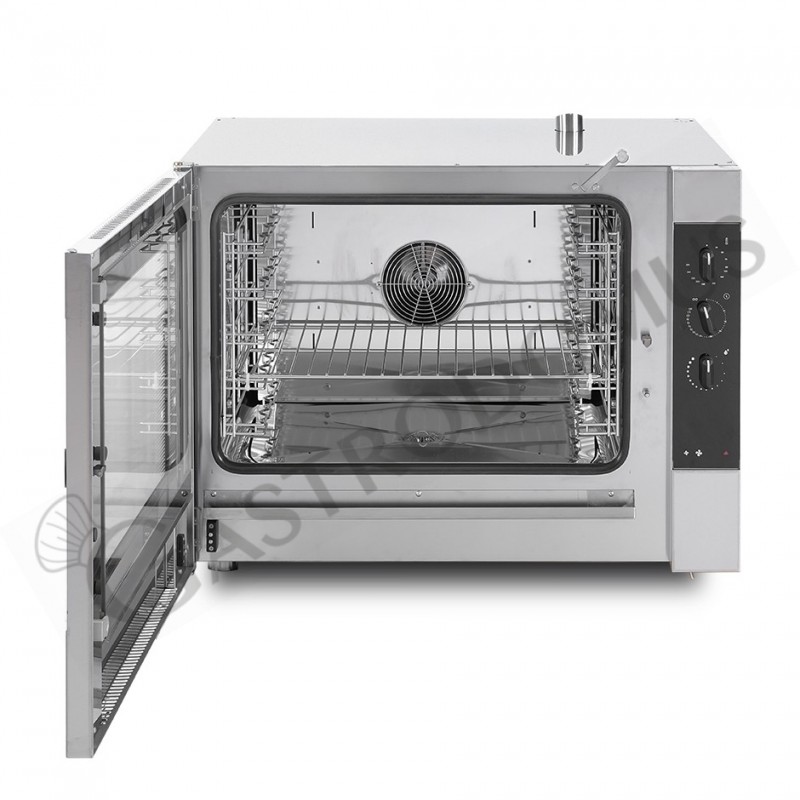 Forno elettrico a convezione, comandi elettromeccanici con umidificatore, per 5 teglie GN1/1 o 600x400 mm
