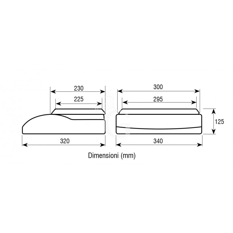 Bilancia controllo del peso portata 3 Kg precisione 0,1 g L 340 mm x P 320 mm x H 125 mm, scheda tecnica