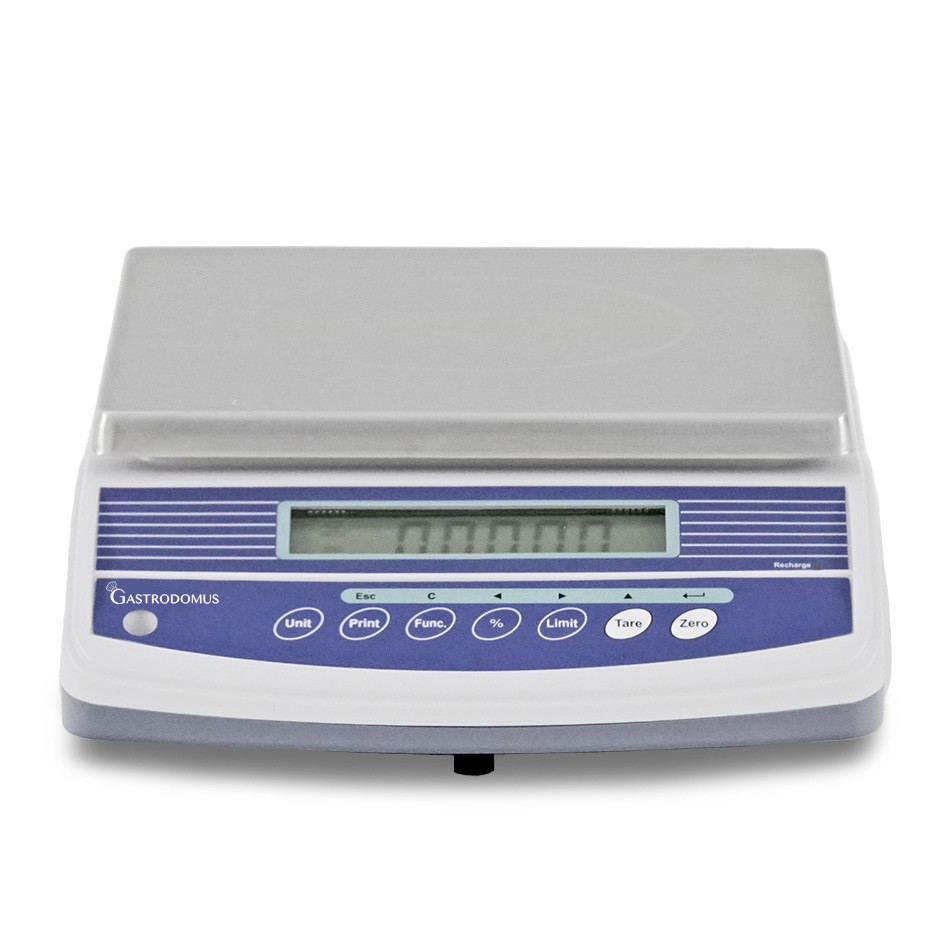 Bilancia controllo del peso portata 15 Kg precisione 0,5 g L 340 mm x P 320 mm x H 125 mm