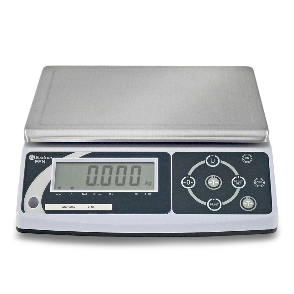 Bilancia controllo peso display LCD portata 30 Kg precisione 1 g L 325 mm x P 345 mm x H 115 mm