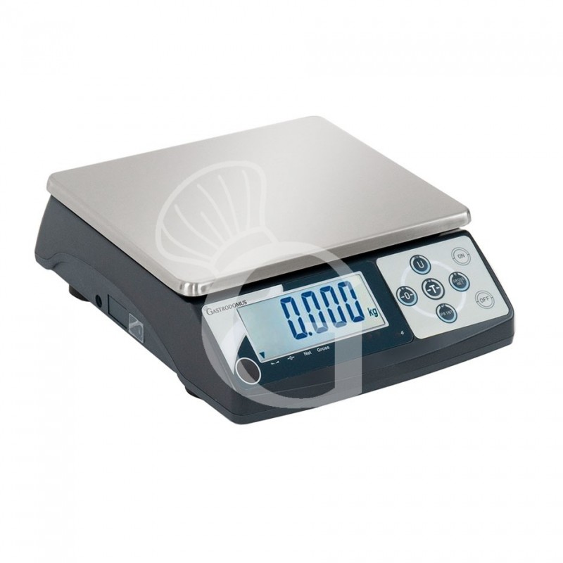Bilancia struttura in ABS controllo del peso portata 5 Kg precisione 1 g L 245 mm x P 310 mm x H 95 mm