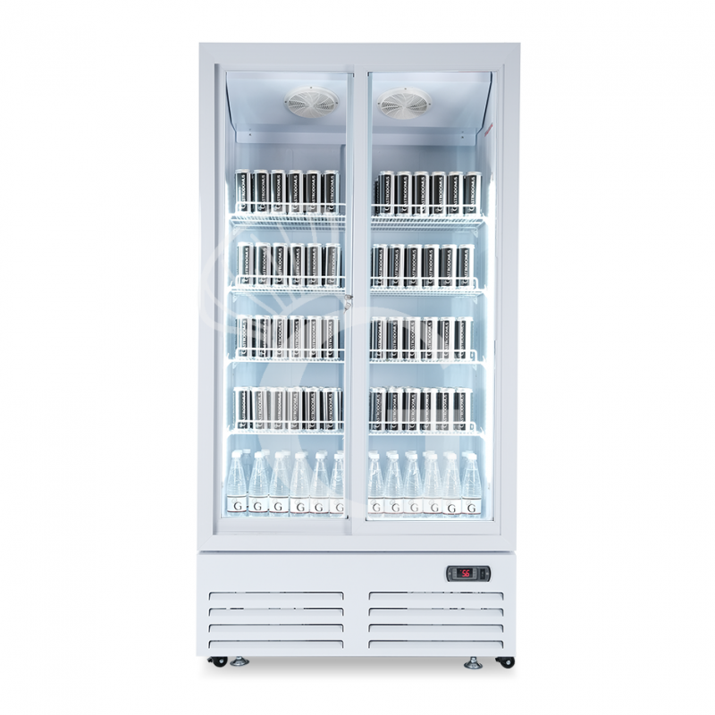 Frigo Bibite Ventilato 2 porte scorrevoli 751 LT 2°C/+8°C colore bianco