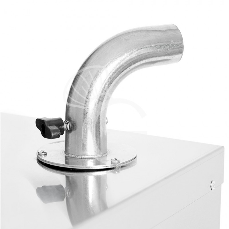 Affumicatore a caldo con 9 ripiani L 630 x P 450 x H 1310 mm