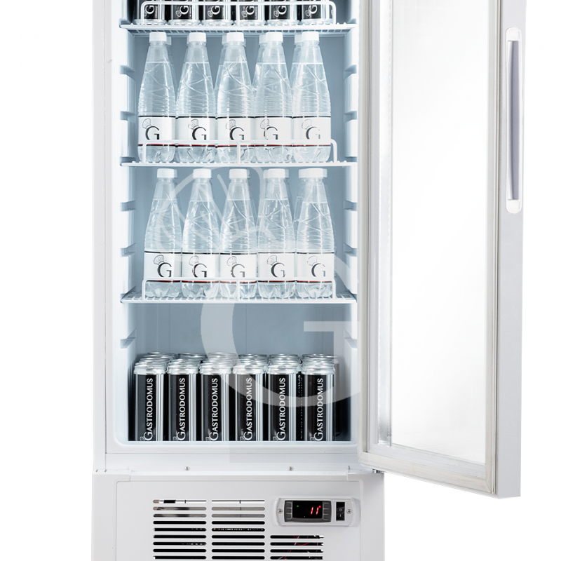 Frigo Bibite Ventilato 1 porta battente 189 LT 2°C/+8°C colore bianco