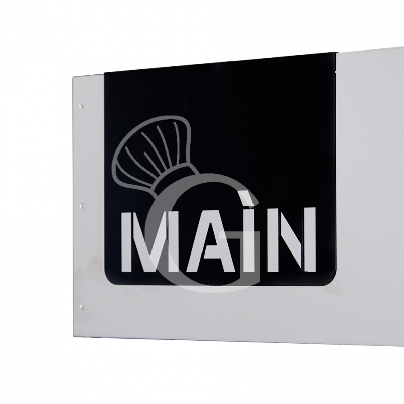 Cappa a condensazione inox dimensioni L 1385 mm x P 1435 mm x H 310 mm