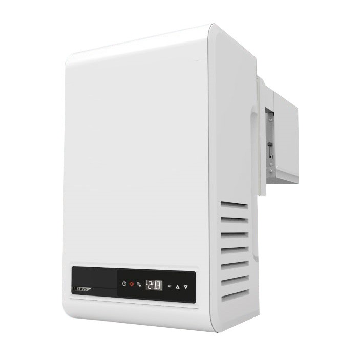 Motore monoblocco installazione a parete accavallato per cella frigorifera negativa - potenza 2300 W