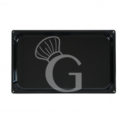 Teglia Rettangolare stampata in acciaio inox GN1/1 L 530 mm x P 325 mm x H 20 mm