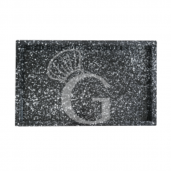 Teglia Rettangolare smaltata in acciaio inox GN1/1 L 530 mm x P 325 mm x H 40 mm