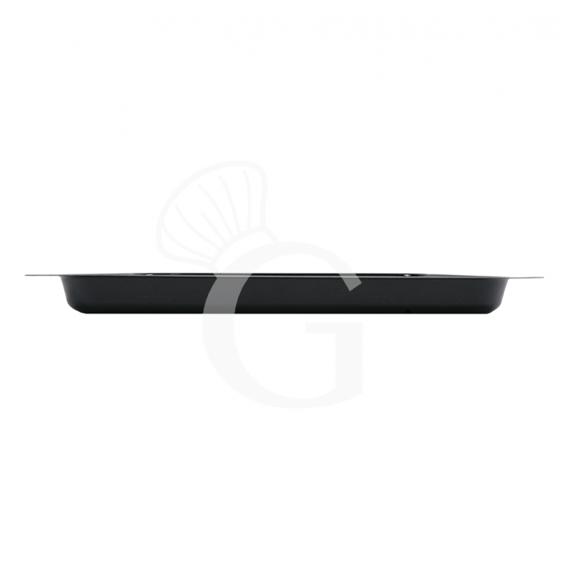 Teglia Rettangolare stampata in acciaio inox GN1/1 L 530 mm x P 323 mm x H 40 mm