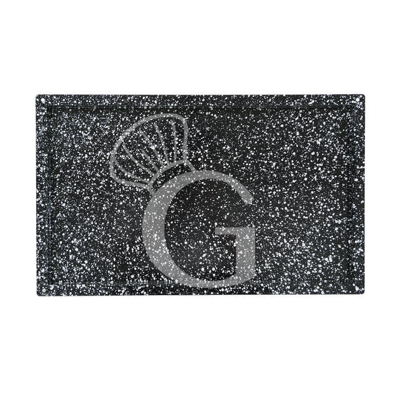 Teglia Rettangolare smaltata in acciaio inox GN1/1 L 530 mm x P 325 mm x H 20 mm Teglia Rettangolare smaltata in acciaio inox GN1/1 L 530 mm x P 325 mm x H 20 mm