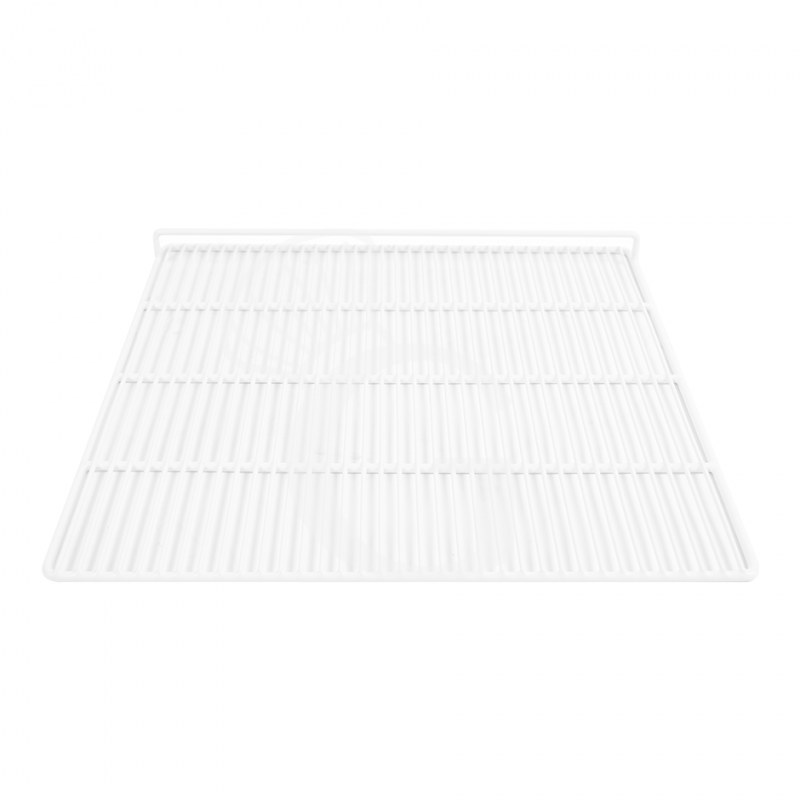 Griglia plastificata con ferma prodotto colore bianco 540 mm x 530 mm