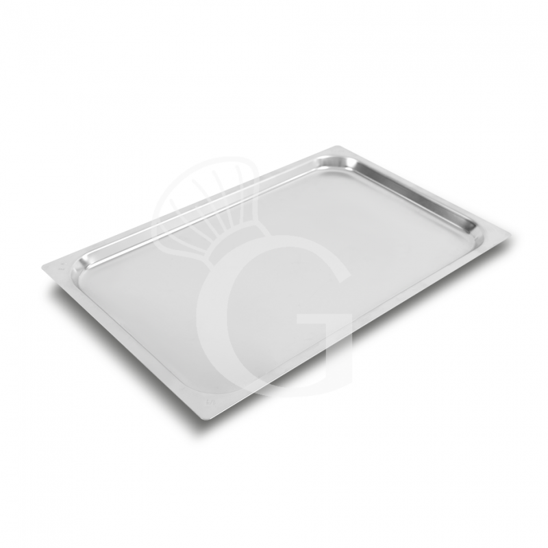 Teglia rettangolare in acciaio inox GN1/1 L 530 x P 325 x H 20 mm