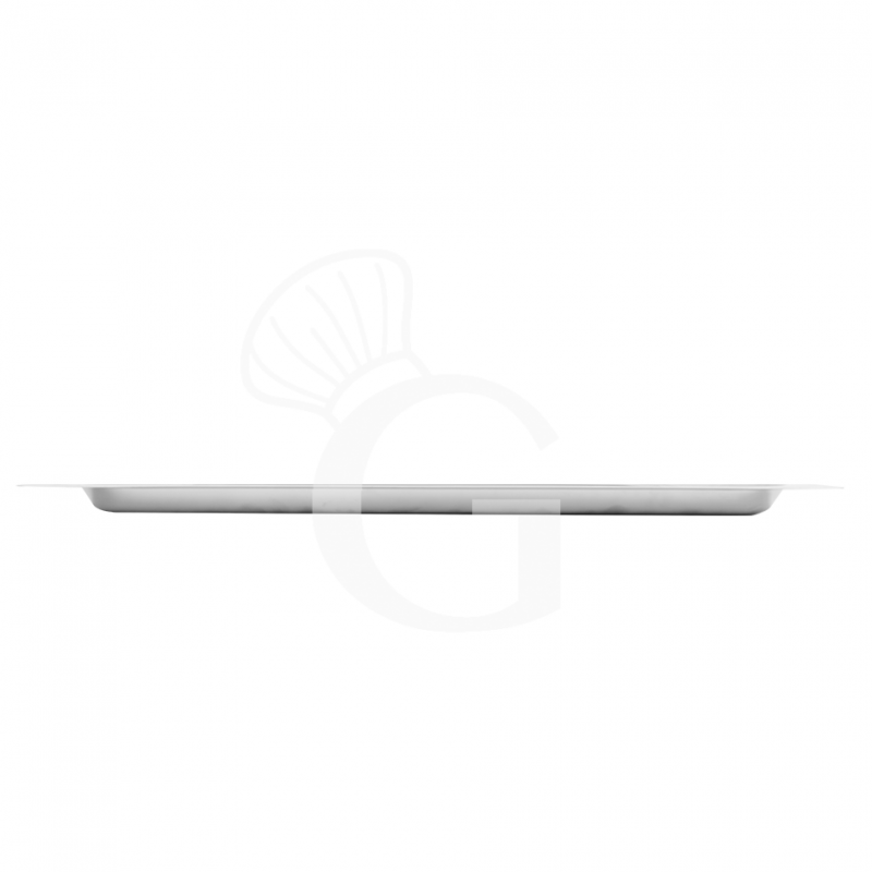 Teglia rettangolare in acciaio inox GN1/1 L 530 x P 325 x H 20 mm
