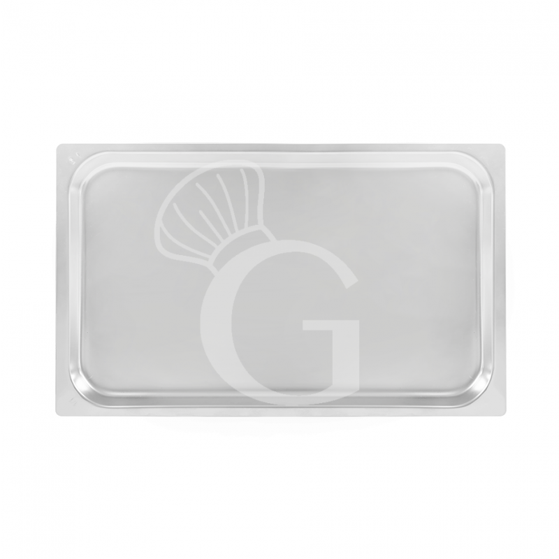 Teglia rettangolare in acciaio inox GN1/1 L 530 x P 325 x H 20 mm