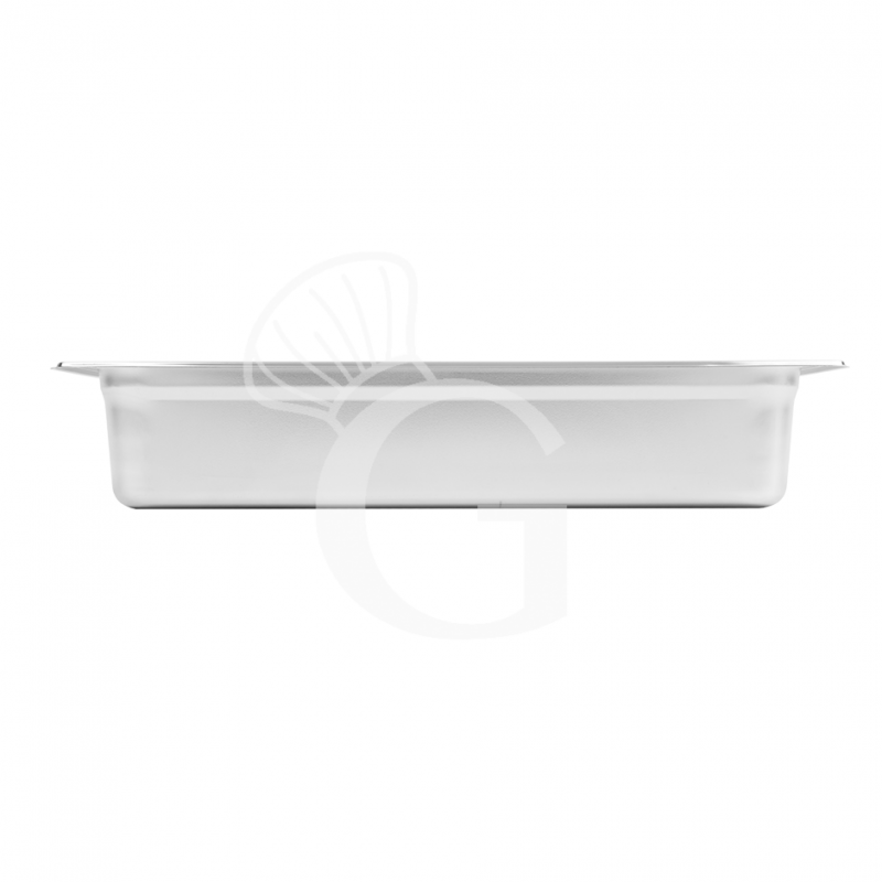 Bacinella in acciaio inox GN 1/1 L 535 mm x P 330 mm x H 100 mm