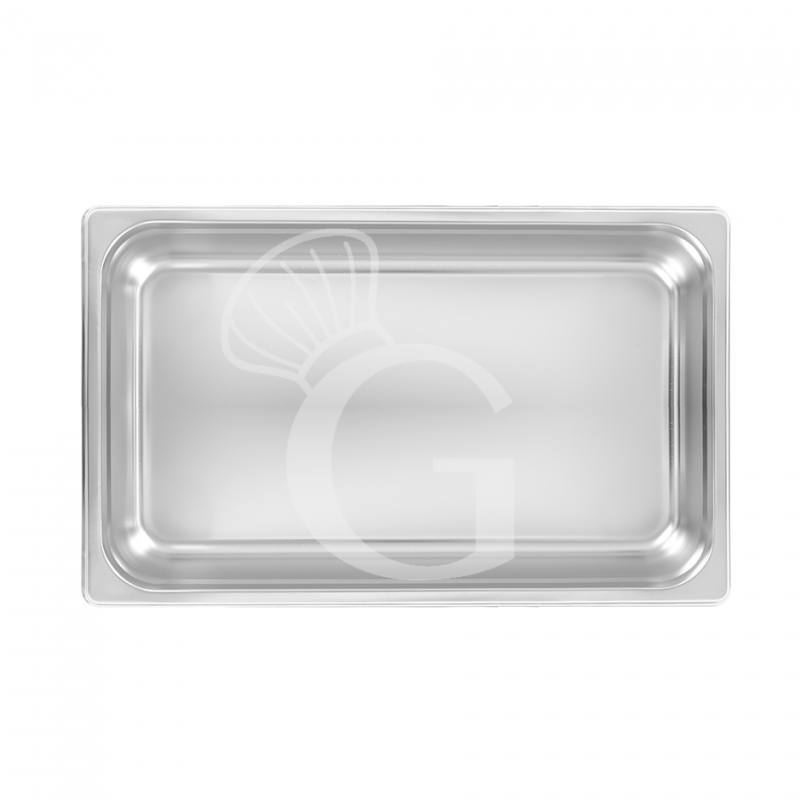 Bacinella in acciaio inox GN 1/1 L 535 mm x P 330 mm x H 100 mm