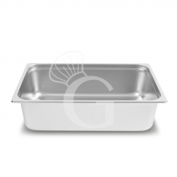 Bacinella in acciaio inox GN1/1 L 530 mm x P 325 mm x H 150 mm