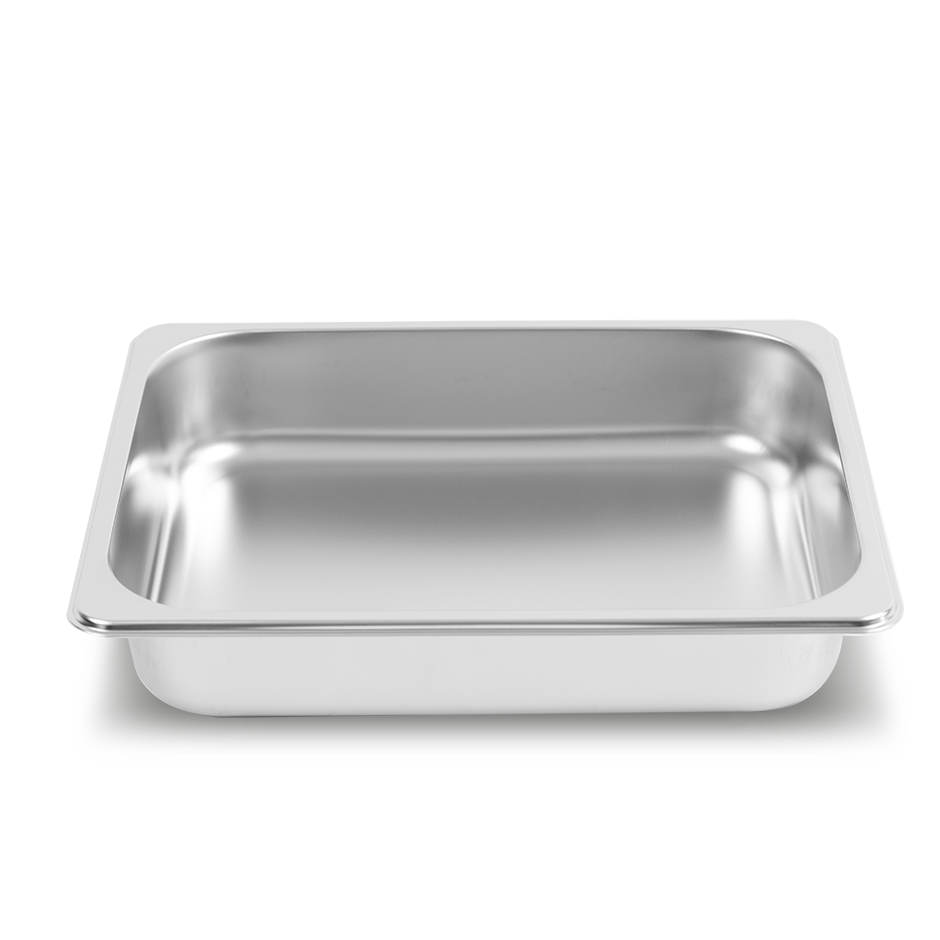 Bacinella in acciaio inox GN1/2 L 325 mm x P 265 mm x H 65 mm