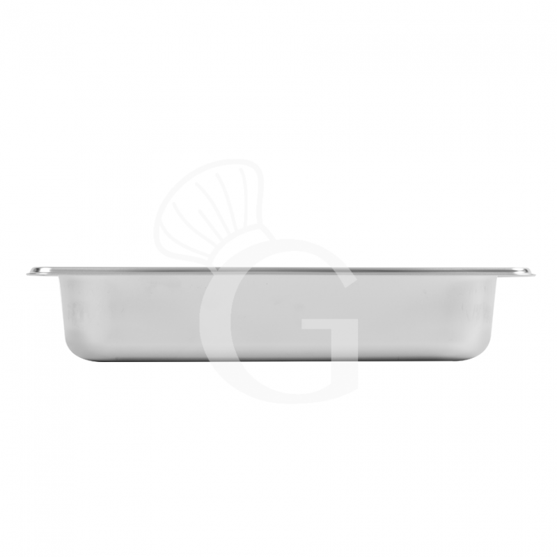 Bacinella in acciaio inox GN1/2 L 323 mm x P 265 mm x H 65 mm