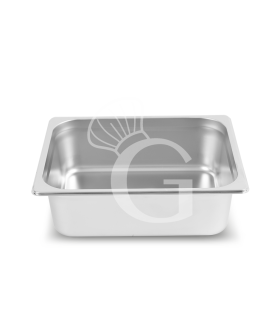 Bacinella in acciaio inox GN1/2 L 325 mm x P 265 mm x H 100 mm