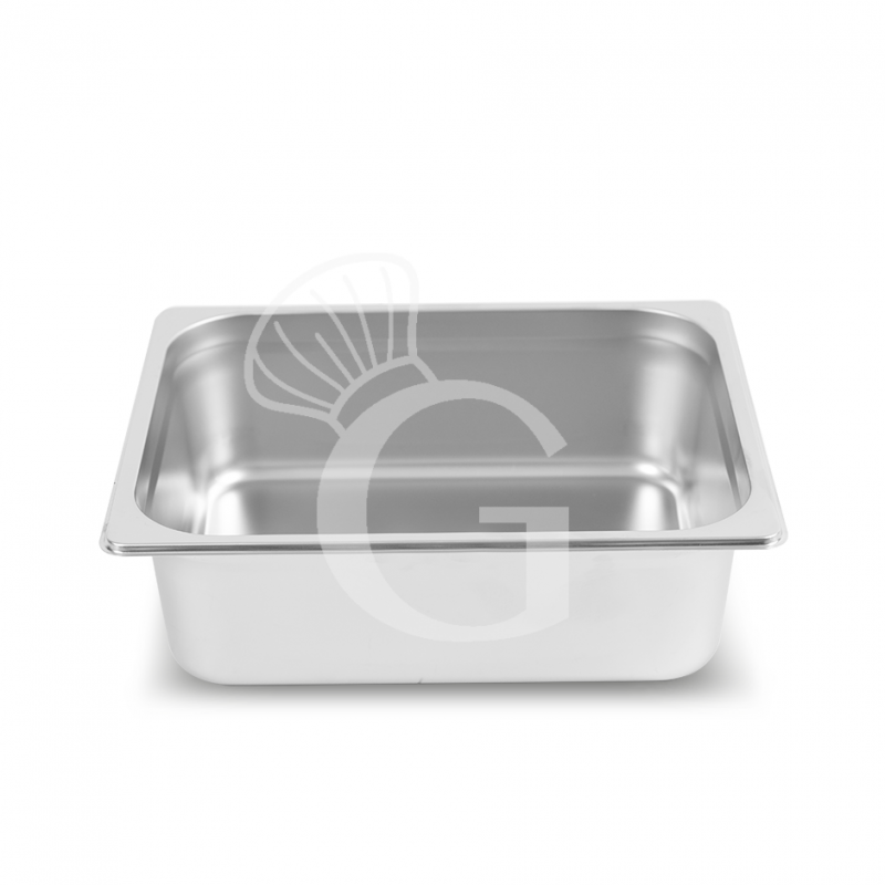 Bacinella in acciaio inox GN1/2 L 325 mm x P 265 mm x H 100 mm Bacinella in acciaio inox GN1/2 L 325 mm x P 265 mm x H 100 mm