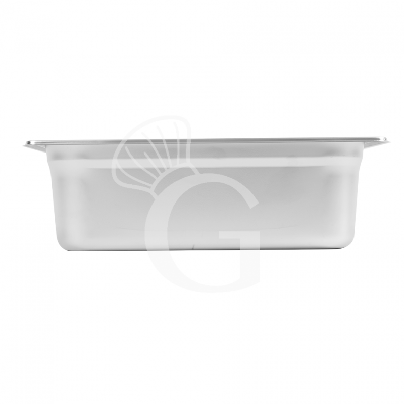 Bacinella in acciaio inox GN1/2 L 323 mm x P 265 mm x H 105 mm
