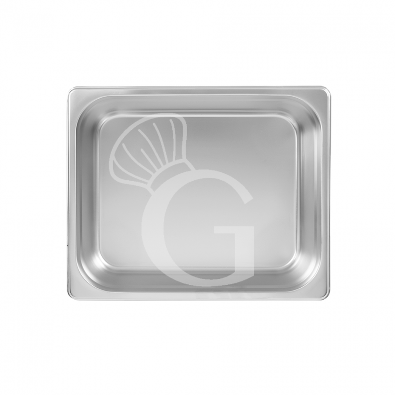 Bacinella in acciaio inox GN1/2 L 323 mm x P 265 mm x H 105 mm