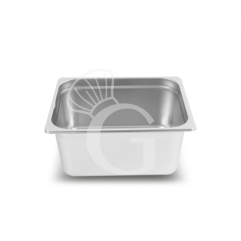 Bacinella in acciaio inox GN 1/2 L 325 mm x P 265 mm x H 150 mm